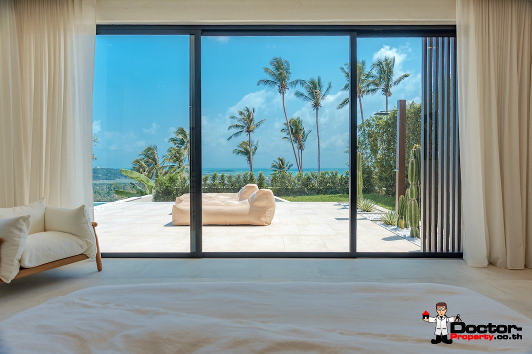 New 3 Bedroom Villa with Sea View – Chaweng, Koh Samui – For Sale
